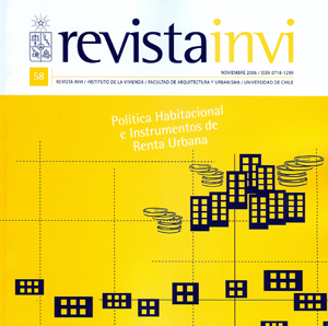 							View Vol. 21 No. 58 (2006): Housing Policies and Urban Income
						